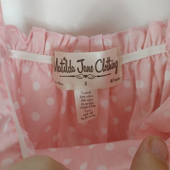 Matilda Jane Good Hart Anna Pink Pony Polka Dot Ru - Picture 5 of 9